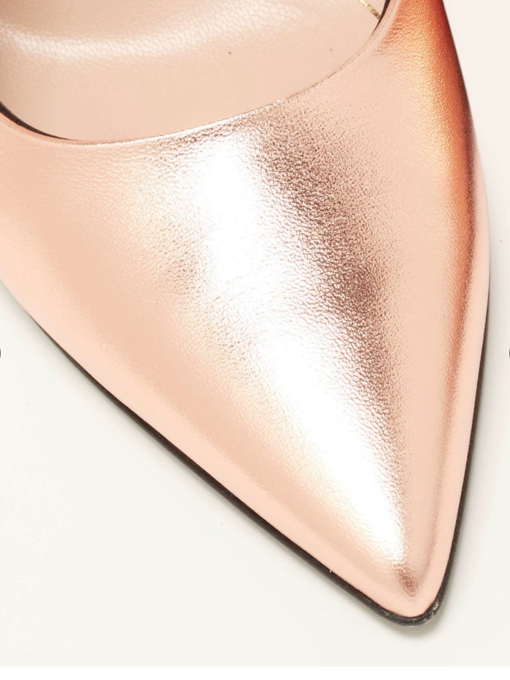NIB GUCCI SIGNORINA Slingback in Rose Gold - Picture 4 of 5